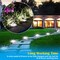 8 LED Solar Power Flat Buried Light In-Ground Lamp Outdoor Path Garden Decking